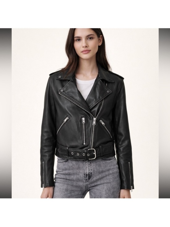 All Saints Jackets & Blazers - Allsaints BALFERN LEATHER BIKER JACKET